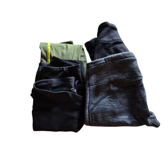 4 Leggings Adidas Athleta Altitude Under Armour Heat Gear Prime Green XxS-S - Picture 2 of 13